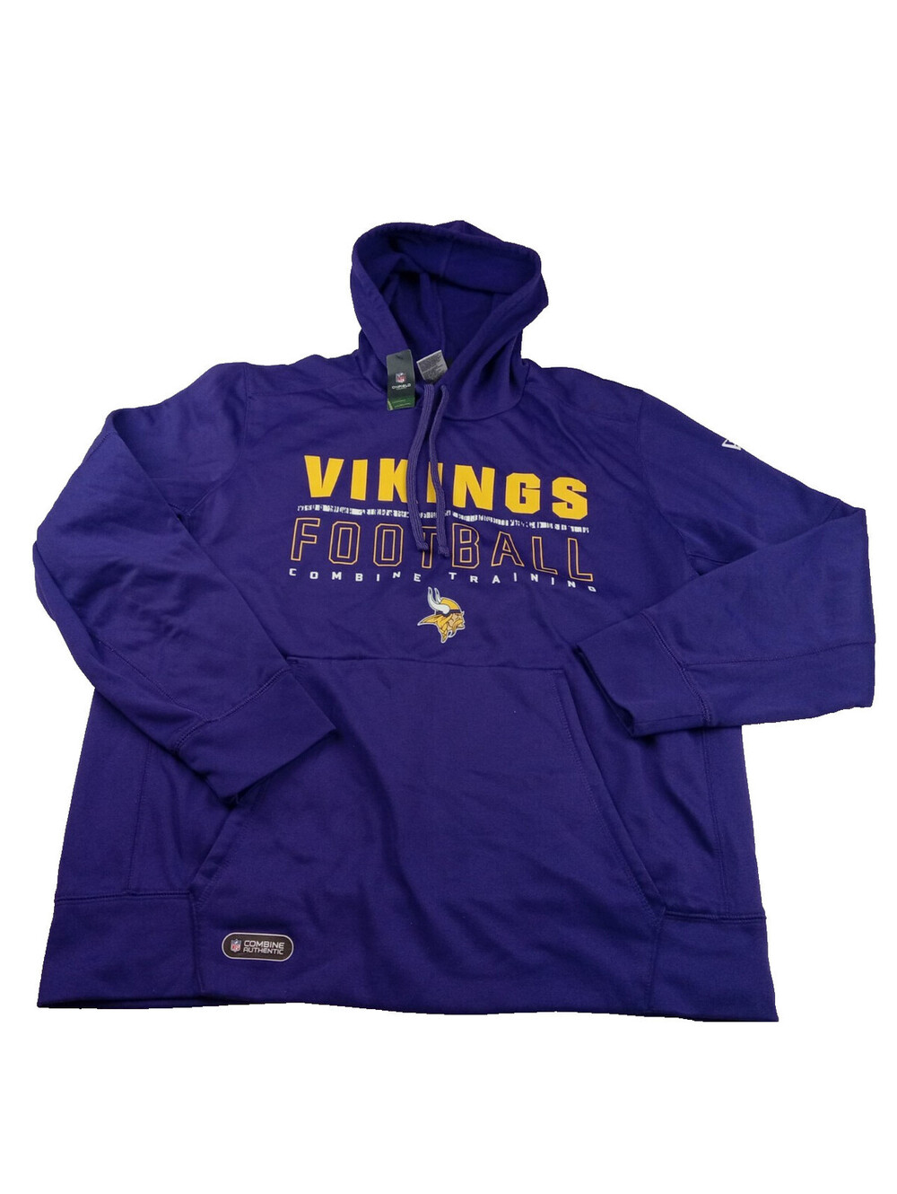 New Era Minnesota Vikings Hoodie Mens XL Purple Combine Training Pullover NFL